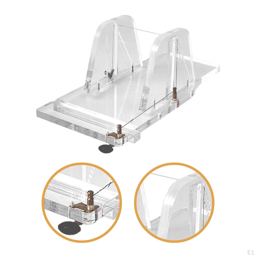 Seifenschneider Blockschneider Praktisches Verstellbares Schneidewerkzeug Mehrzweck für Kuchen Kerzen
