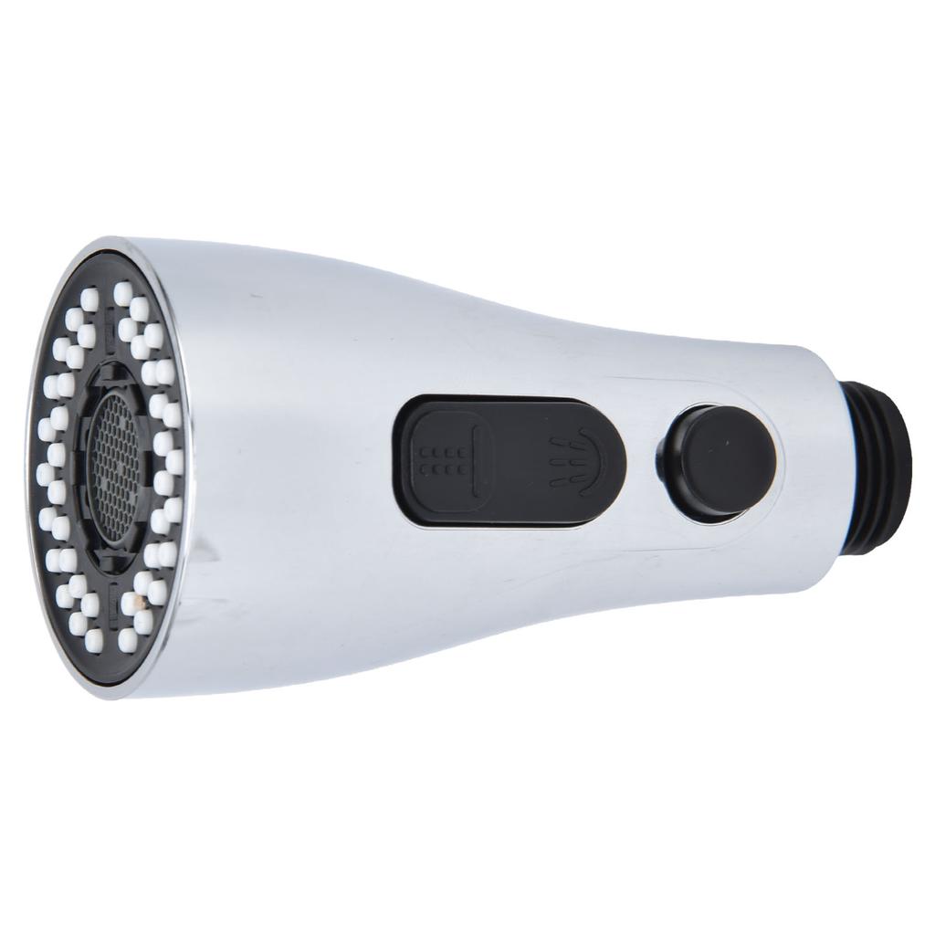 Cap de pulverizator robinet G1/2 Argintiu periat 3 funcții Duș de mână cu tragere pentru Bucătărie Tip 01