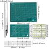 Handicraft Slicing Tools A4 A5 Sized Cutting Pad Carving Knife with Blades Gridded Design Acrylic Rulers DIY Craft Lovers QC-ZYF