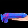 Weiblicher farbiger Silikondildo, Simulation großer Penis, alternative Produkte für Erwachsene