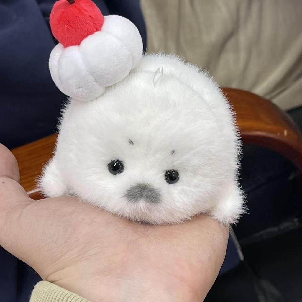 Plush Baby Seal Pendant - Ocean Guardian Toy Gift