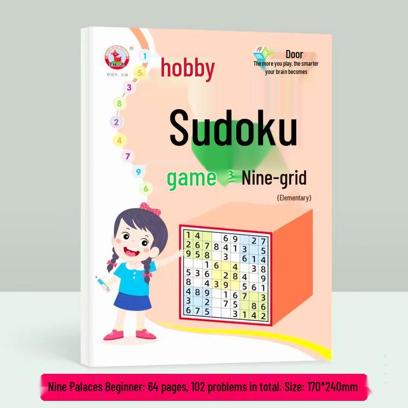 Beginner Sudoku Game for Kids: 4x4, 6x6, 9x9 Grids - Logical Thinking Educational Toy for Primary School Students