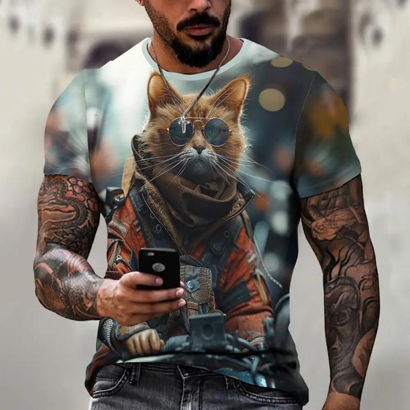 New Fashion Men/Women Round Neck 3D Printed Skull Pattern