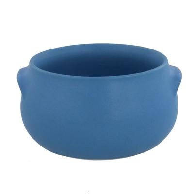 EAST Table Soup Bowl with Ears 470cc Heat Resistant Open Fire OK Blue Made In Japan Microwave Safe Dishwasher Safe Western Tableware Gratin Dish