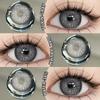 Eyeshare Brown Colored Contact Lens Natural Soft Contact Lenses for Eyes Fashion Decoration 14.2mm Yearly 2pcs=1 Pair