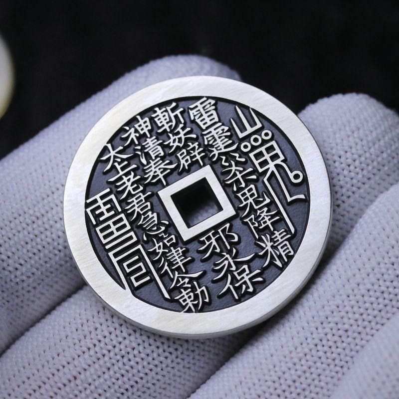 

Ожерелье Утолщенный Горный Призрачный Деньги Мужской Безопасный Кулон Женская Мода Ретро Ювелирный Кулон 50CM(Necklace Size)