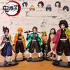 17cm Kimetsu No Yaiba Figure Demon Slayer Kamado Tanjirou Anime Figure Agatsuma Zenitsu Tomioka Giyuu Kamado Nezuko Figurine Toy