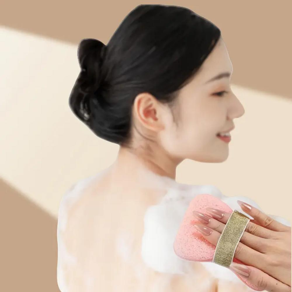 Bath soap sponge, deep cleansing bath tool exfoliating body bath sponge, with soap bag and wristband, unisex bath products