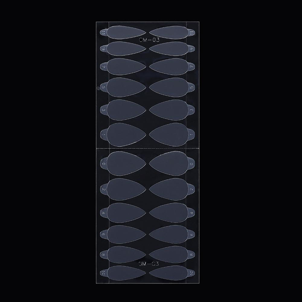 Nail Form False Tips System Extension Silicone French Forma Dual Sticker French Line for Dual Forms