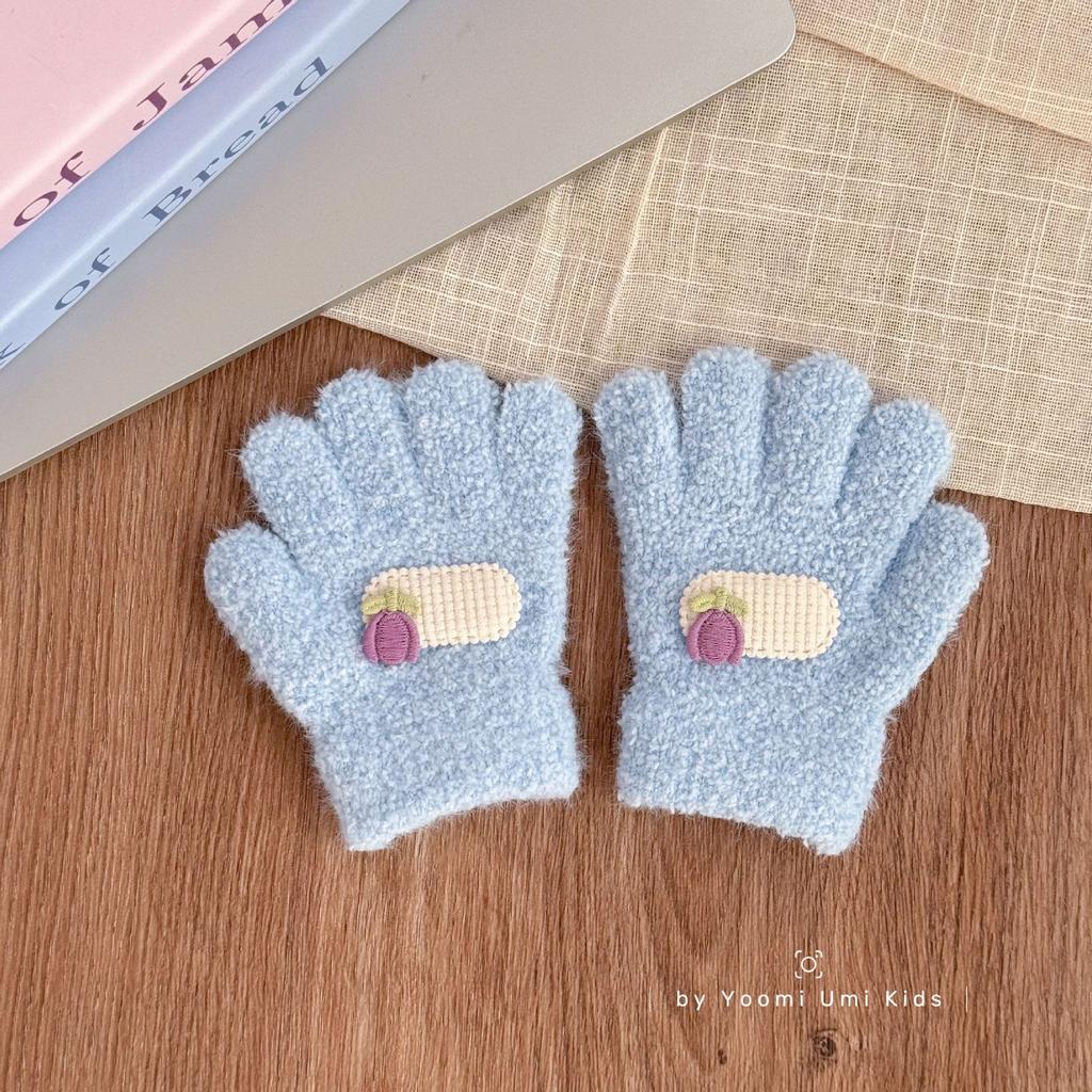 Winter Thickened Infant and Toddler Cold Proof Five Finger Knitted Finger Gloves for Men and Women