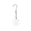 New Metal Suet Ball Bird Feeder With Hanging Chain Squirrel Proof Outdoor Garden Bird Hummingbird Feeder Ball Shape Grass Feeder