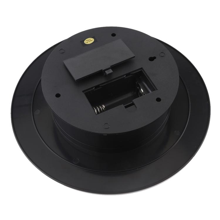Plateau Tournant Électrique 25cm à 360 Degrés Présentoir Accessoire pour Tournage Vidéo Photographie, Charge 3kg, Alimenté par Batterie
