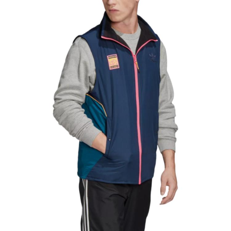Adidas Originals Vests Men's Stand Collar Moderate Workwear FR0595
