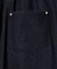 DIAMOND LAYLA Unmodified Denim String Wide Pants P16 Blue Denim