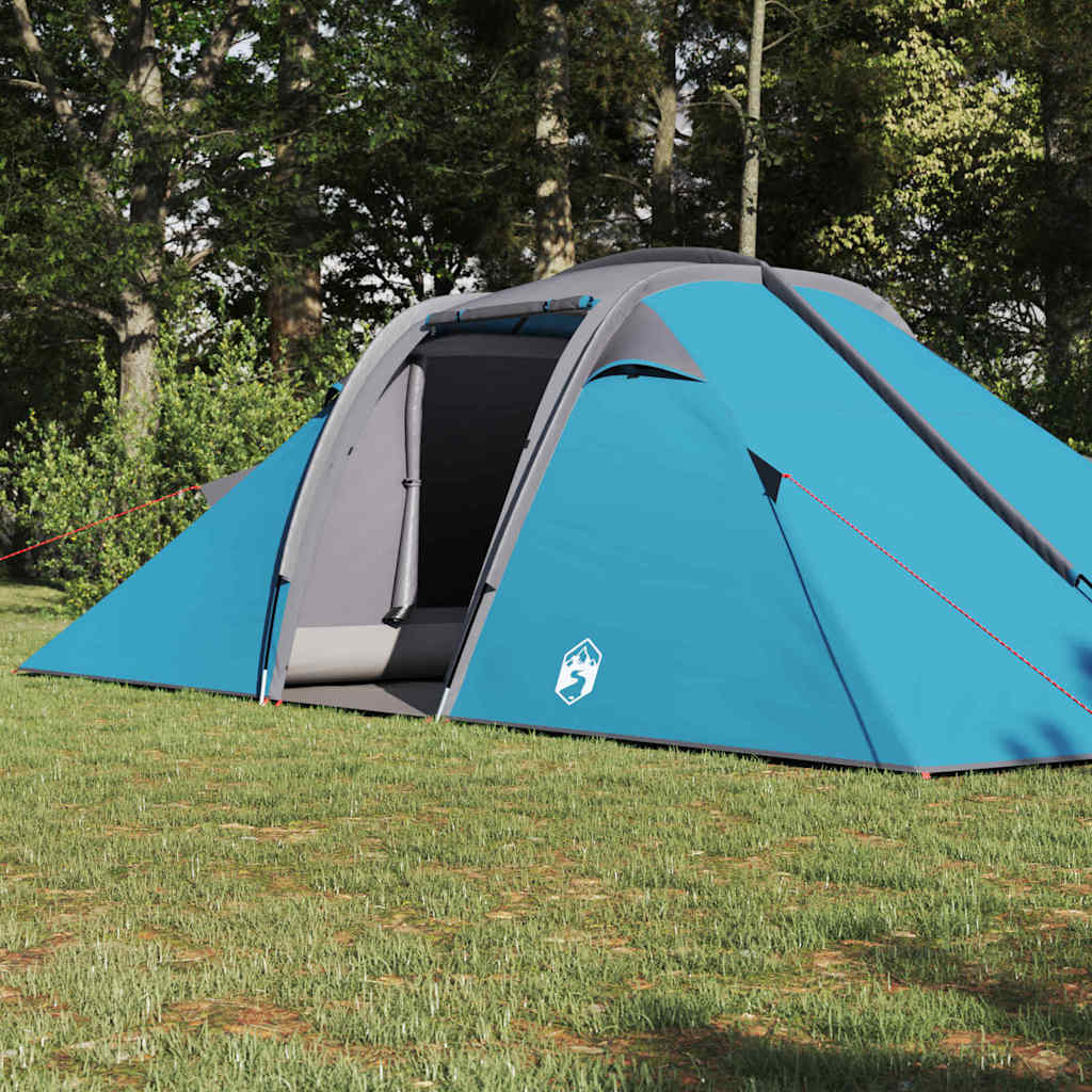Tunnel Tent with Roof and Storage Blue 510 x 240 x 156 cm Taffeta