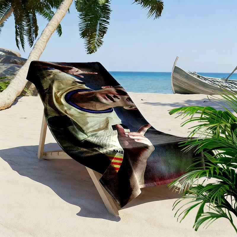 Gavi Print Beach Towel, Large Soft Quick Dry Towel for Beach Camping Swimming
