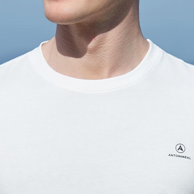 Antonio Herren Wolkenkomfort Seidenmischung Kurzarm-T-Shirt