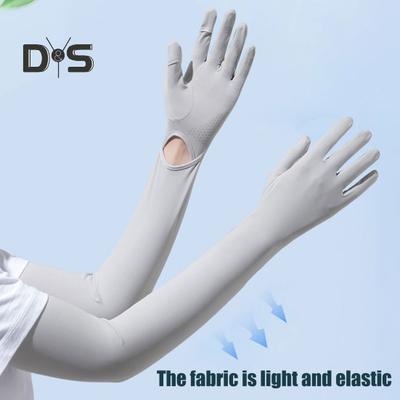Women's UV Sun Protection Long Gloves Full Finger Gloves Cooling Arm Cover Summer Driving Gloves for Outdoor Sports Cycling