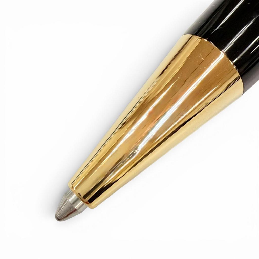 Excellent MONTBLANC Ballpoint pen Meisterstück Twist White Star black mens Used