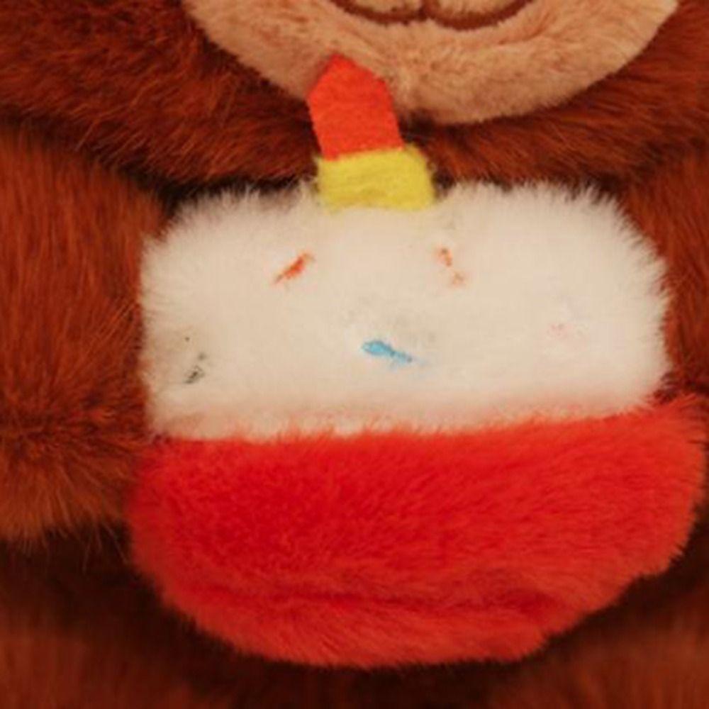 Fluffy Cake Bear Plush Toy Sitting Animal Plush Doll Stuffed Bear Doll  Kids Holiday Gifts