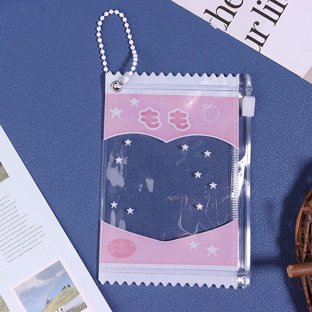 1Pcs Props Badge Storage Display Candy Bag Plastic Protective Shell Durable Card Sleeves