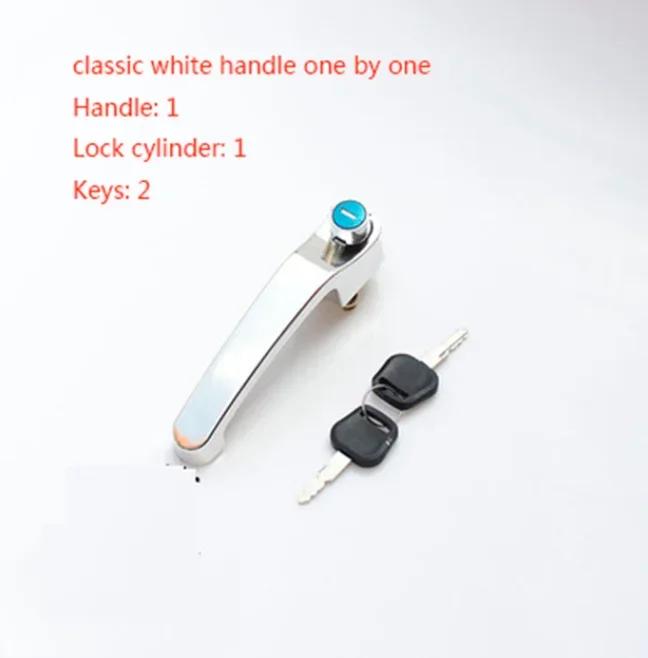 Электрический трехколесный велосипед Дверная ручка Караван Дверной замок Закрытый трехколесный велосипед Электромобиль