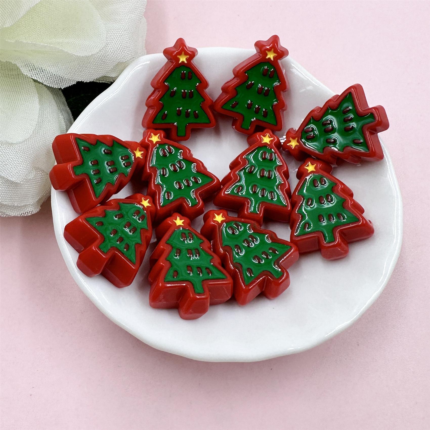 

Товары для вечеринок Акриловые ячейки для рождественской елки DIY Cracelets Снеговик Перчатки Свободные ожерелья Акриловые 10 шт. Аксессуары для ожерелий Цепочки для мобильных телефонов Red Christmas tree