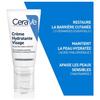 Crème Hydratante Visage - CeraVe - 52ml - Peaux Normales À Sèches - Texture Ultra Légère - Non Comédogène