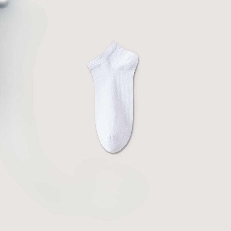 Women's Summer Thin Sports Antibacterial Mesh Breathable Deodorant Wicking Boat Socks