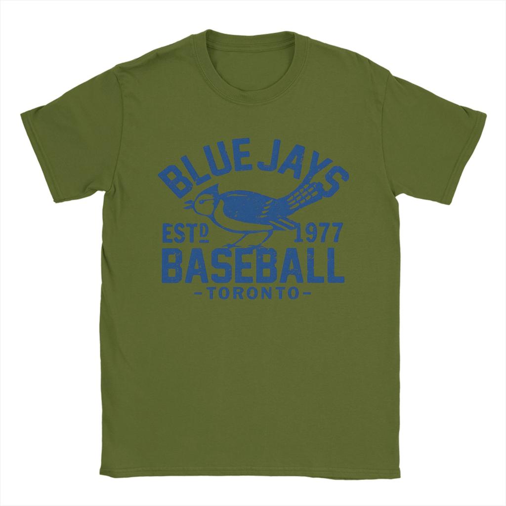 Unisex TShirts Vintage BlueJaysBird Fashion Cotton Tee Shirt Short Sleeve T Shirt Crewneck Clothing Printing