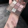 9-Color Eyeshadow Palette Comprehensive Makeup with Matte Shimmery Glitter Effects for Daily Makeup and Smokey Eye Makeup