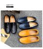Men's Genuine Leather Casual Loafers Wedding Dress Shoes Large Size Suede Moccasins
