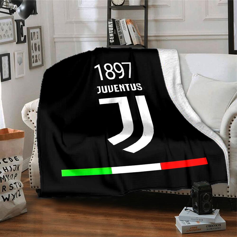 1pc Juventus Blanket, Gift, for Men and Women, Soft Blanket, Good for Sofa Bed Couch Travel, Lightweight Flannel Blanket