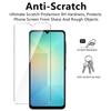 For Samsung Galaxy A06 4G Case TPU Clear Phone Cover + 3PCS Tempered Glass Screen Film 2.5D Arc Edge