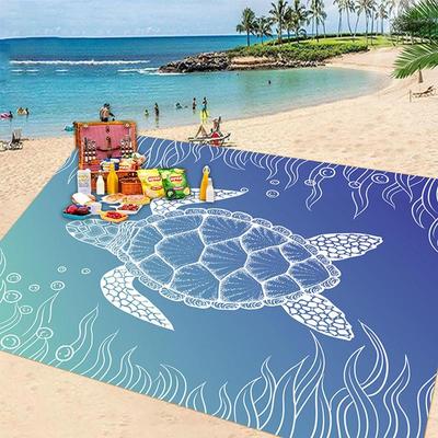 Waterproof Beach Mat Extra Large Outdoor Camping Mat Blanket Folding Sand Free Pocket Mattress Portable Lightweight Picnic Mat