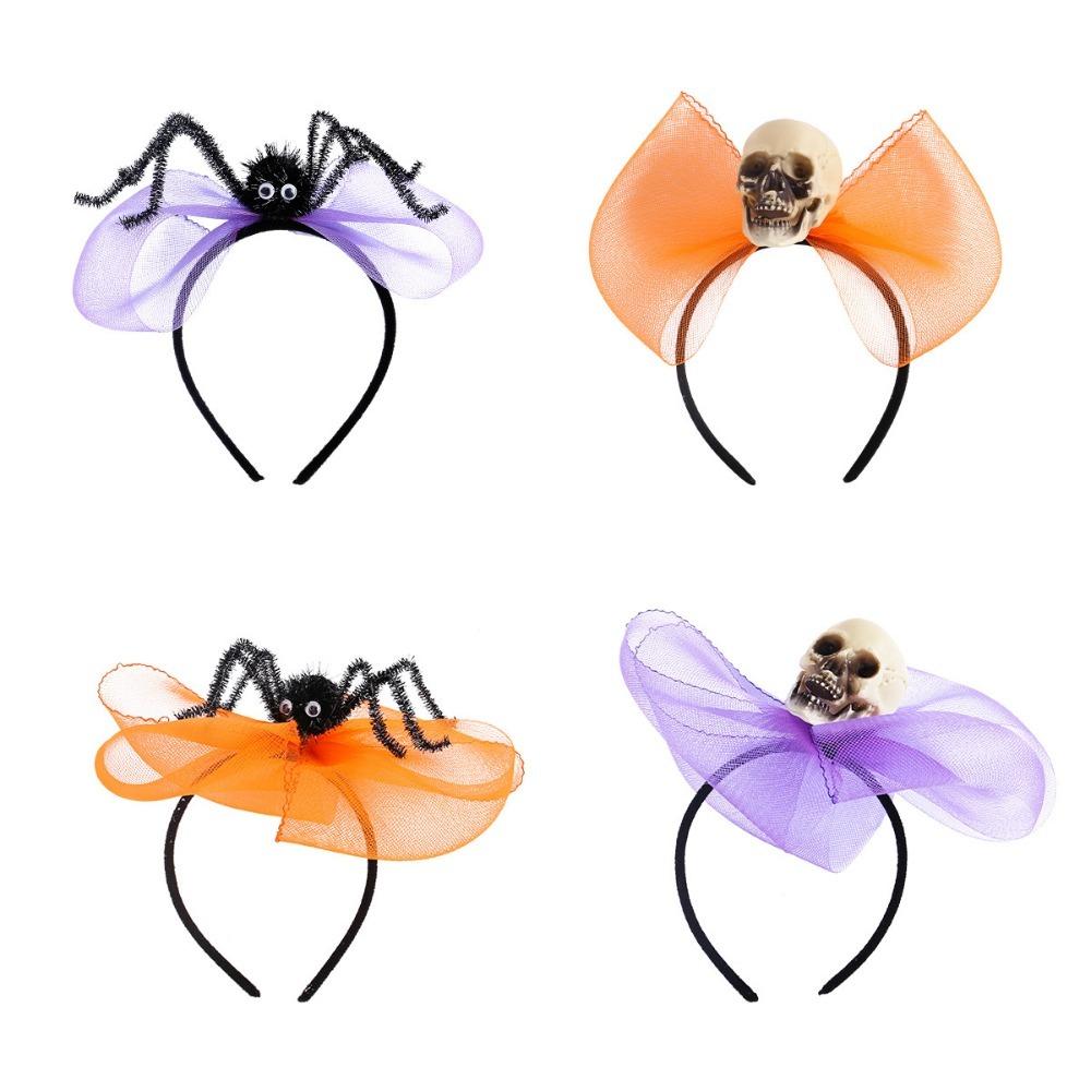 Plastic Skull Hair Hoop Ghost Spider Headband Cute Halloween Hairband  Festival Party
