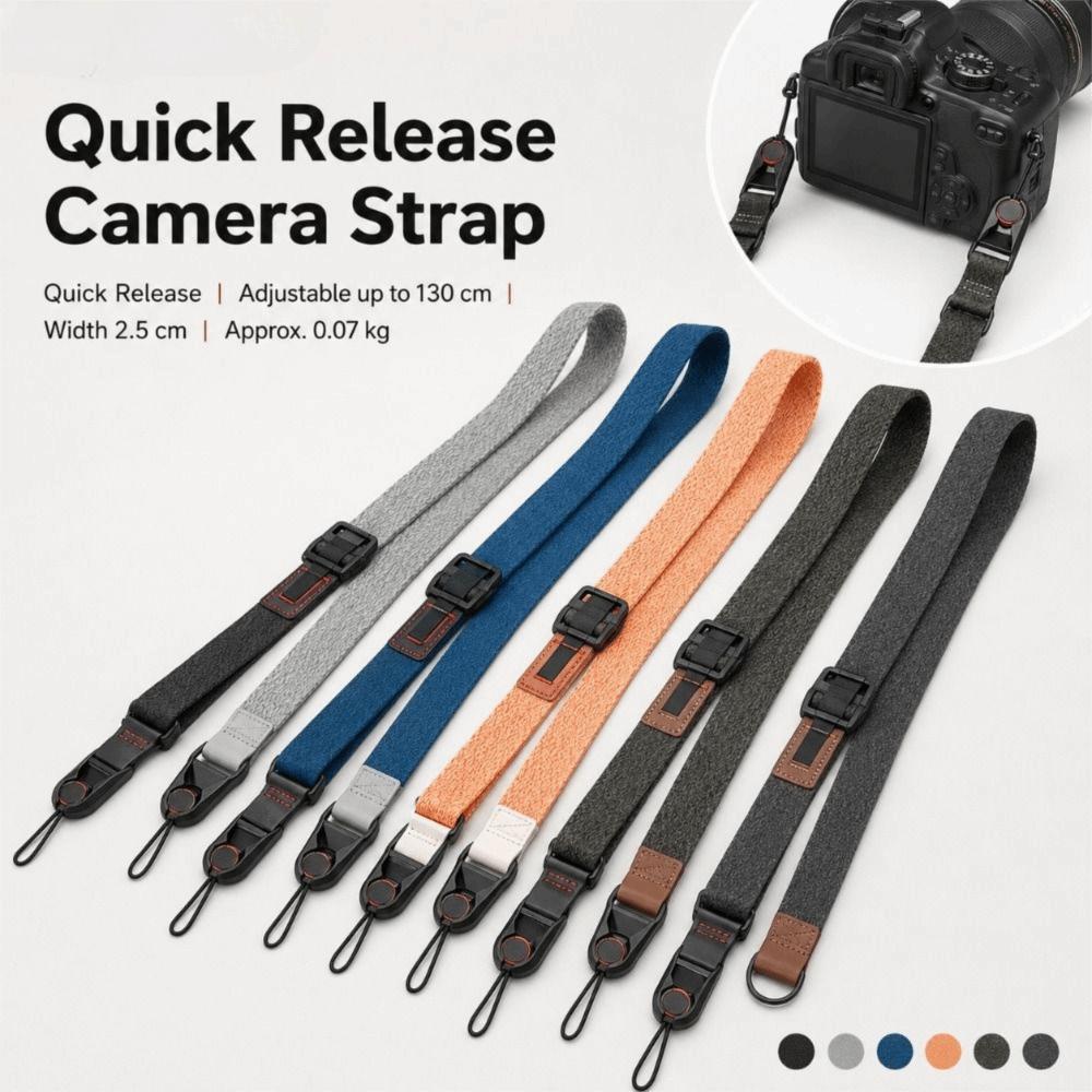 Quick Release Neck Strap Adjustable Crossbody Sling Belt Camera Shoulder Strap for DSLR Camera