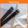 Trendy Vintage Black Canvas Belt For Women With Chic Design Perfect For Everyday Jeans And Casual Wear