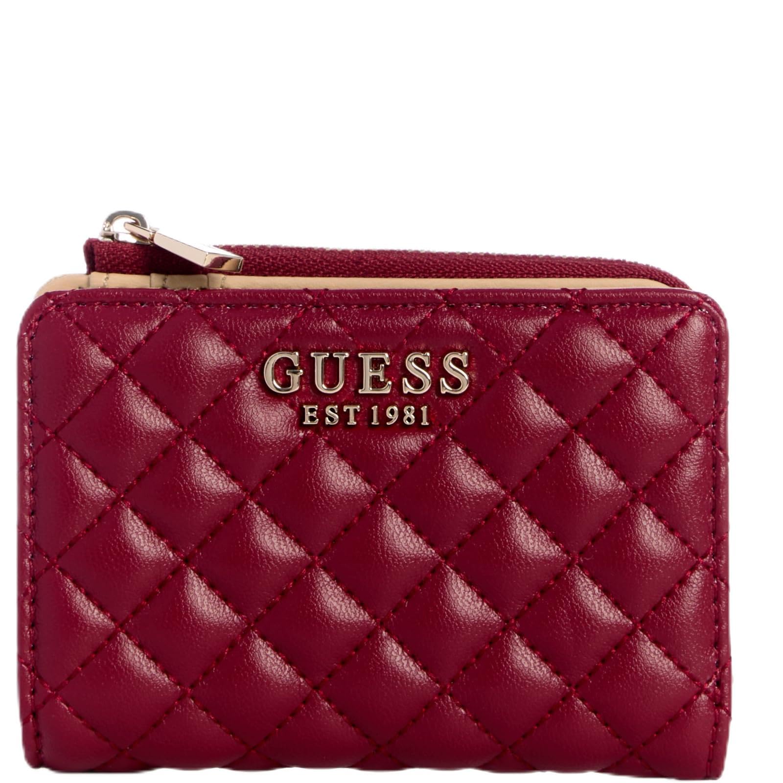 

Кошелек ECO RIANEE SLG ZIP ARND CRD CS Бордовый [GUESS]