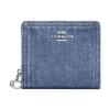 New Snap Wallet Denim Wallet Mini Women's Blue CAP07-SVIN