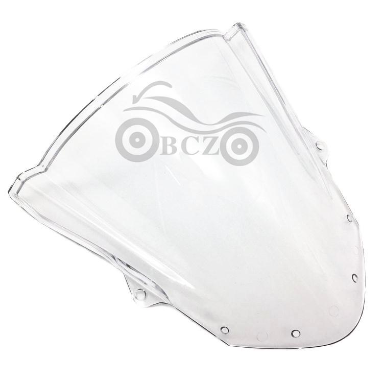 Kawasaki ZX-10R (08-09) & ZX-6R (09-10) Modified Transparent White Windshield Motorcycle Windshield