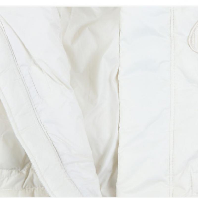 New Balance Kids Tree Collar Detachable Quilting Down Jacket Ivory