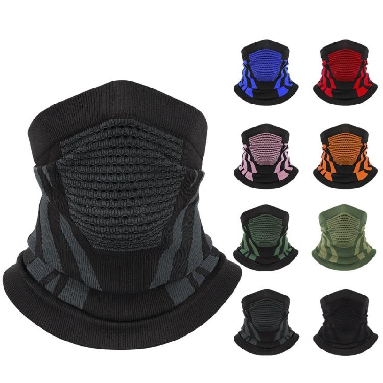 Soft Neck Warmer Cold Weather Half Balaclava Scarf for Skiing Hiking Sport Gear
