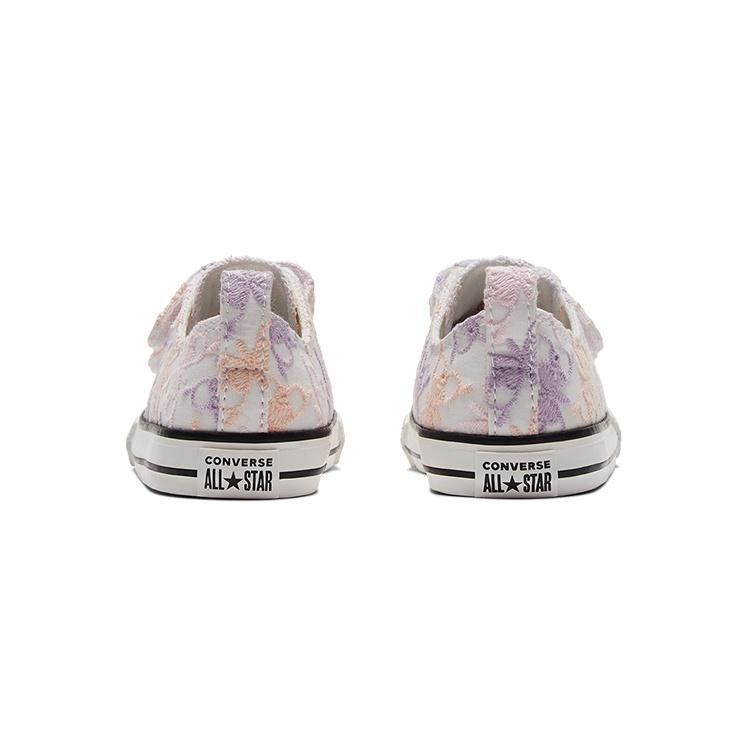 (TD) Converse Chuck Taylor All Star Easy-On Low TD 'Butterfly Embroidery - Pale Amethyst' Baby A01618C