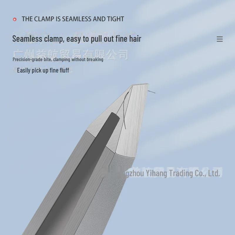 Precision Stainless Steel Eyebrow and Beard Tweezers