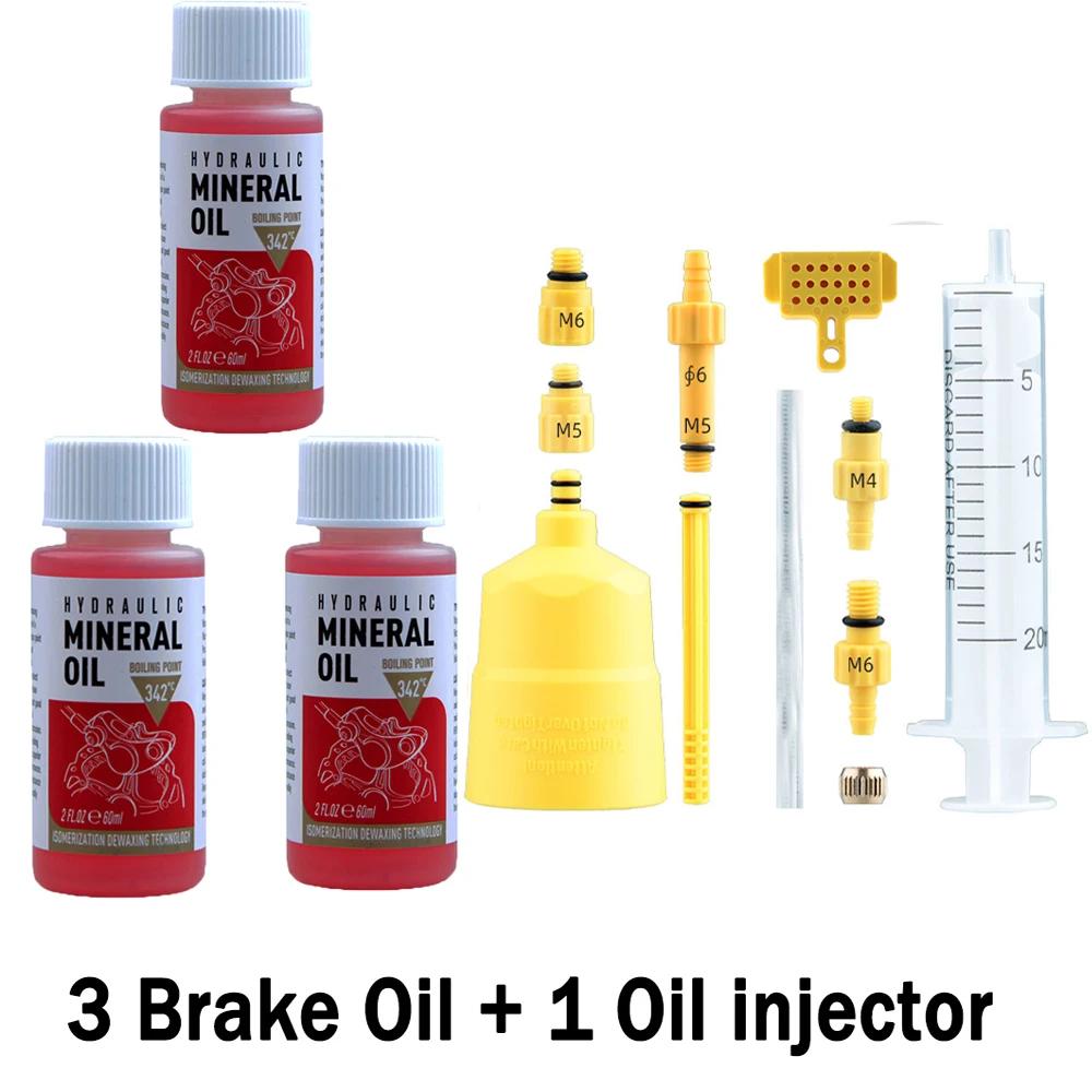 Bicycle Brake Fluid Mineral Oil System Fluid Cycling Mountain Bikes for Bike Accessorie Oil Injector Hydraulic Disc Brake Oil