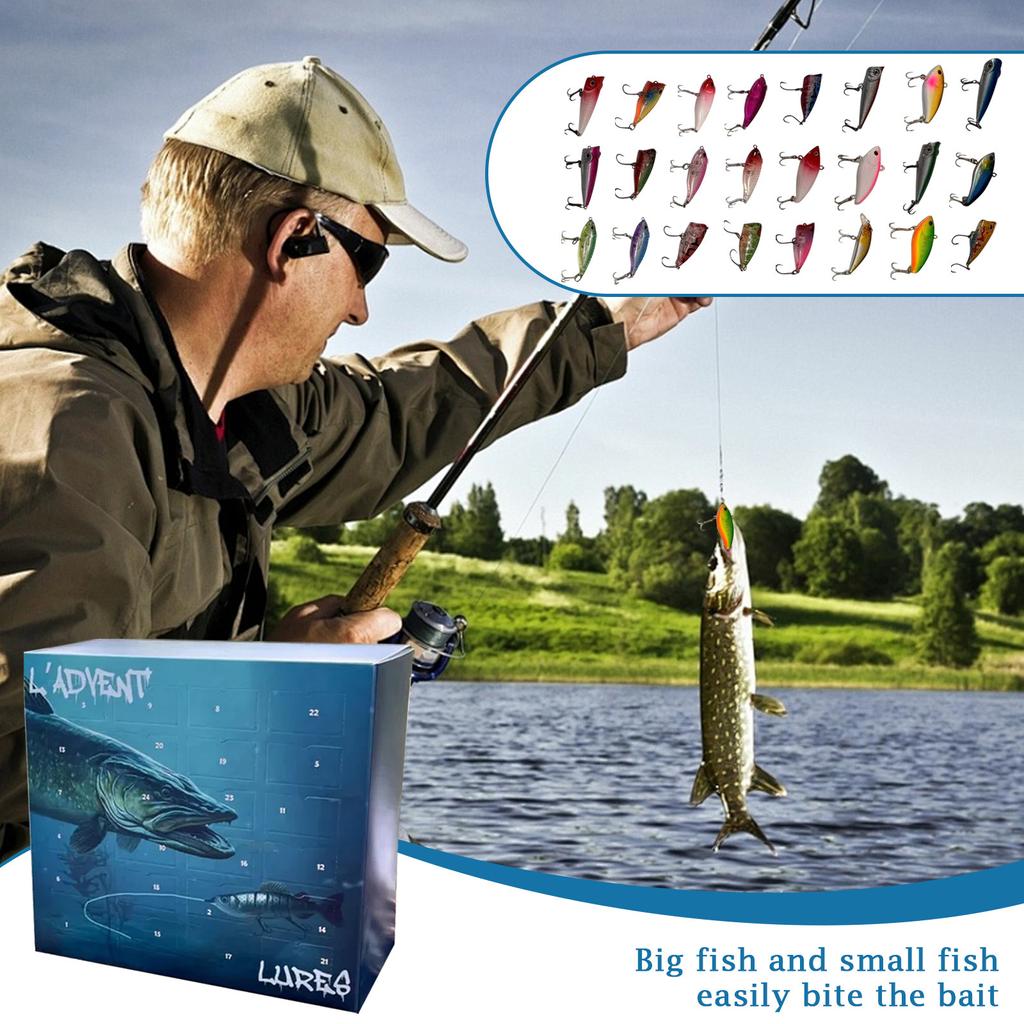 Fishing Event Calendar, Fishing , Unique Advent Calendar For Anglers, Advent Calendar Suitable For Fishing Enthusiasts