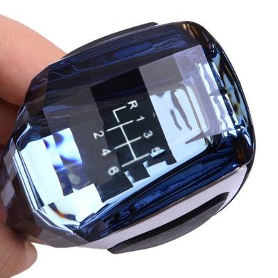 6-Traps Auto Kristallen Handvat Met Touch Motion Geactiveerde LED Versnellingspookknop Hoofd Universeel