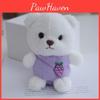 Soft Cute Teddy Bear Plushie With Pp Cotton Filling For Bag Accessories Charm