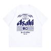 2026 Giappone Asahi Beer T-shirt Estiva Unisex con Stile Retro Americano Pantaloncini Larghi Casual in Cotone Manica Corta Ins Y2k